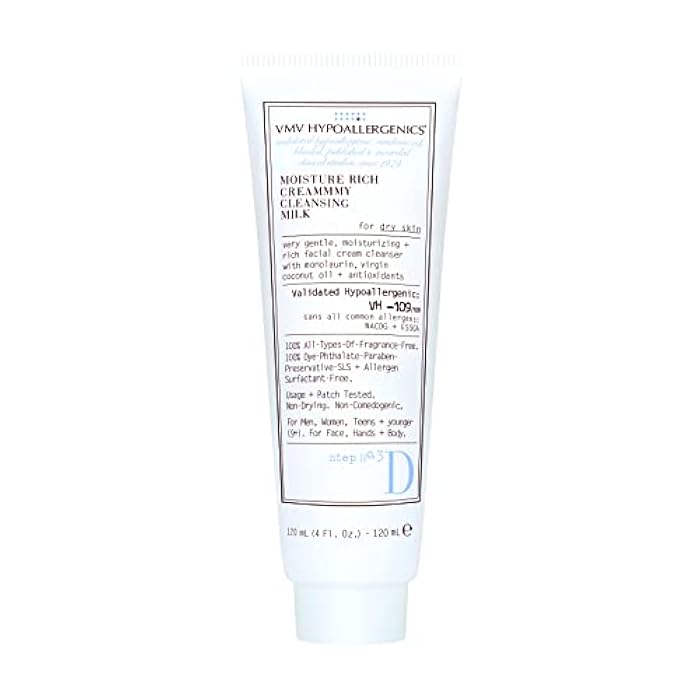 VMV HYPOALLERGENICS Moisture Rich Creammmy Cleansing Milk (Dry Skin), 4 Fl Oz (Pack of 1), (104406) - Image 1