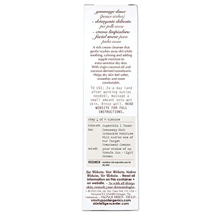 VMV HYPOALLERGENICS Moisture Rich Creammmy Cleansing Milk (Dry Skin), 4 Fl Oz (Pack of 1), (104406) - Image 4