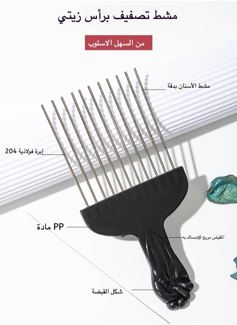 Generic Non-Slip Curly Hair Combs for Women - Wide-Tooth Afro Picks, Durable Detangling Tools for Natural & Thick Hair ( Heat-Resistant)  - Image 2