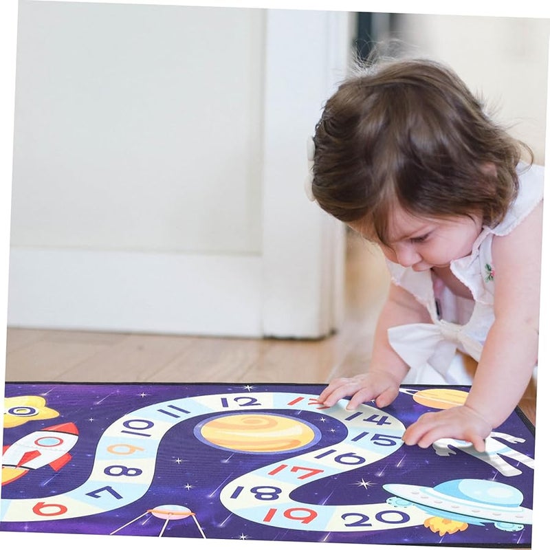 سجادة الزحف السميكة للرسوم المتحركة لتطوير دماغ الأطفال والتعليم المبكر - Image 3
