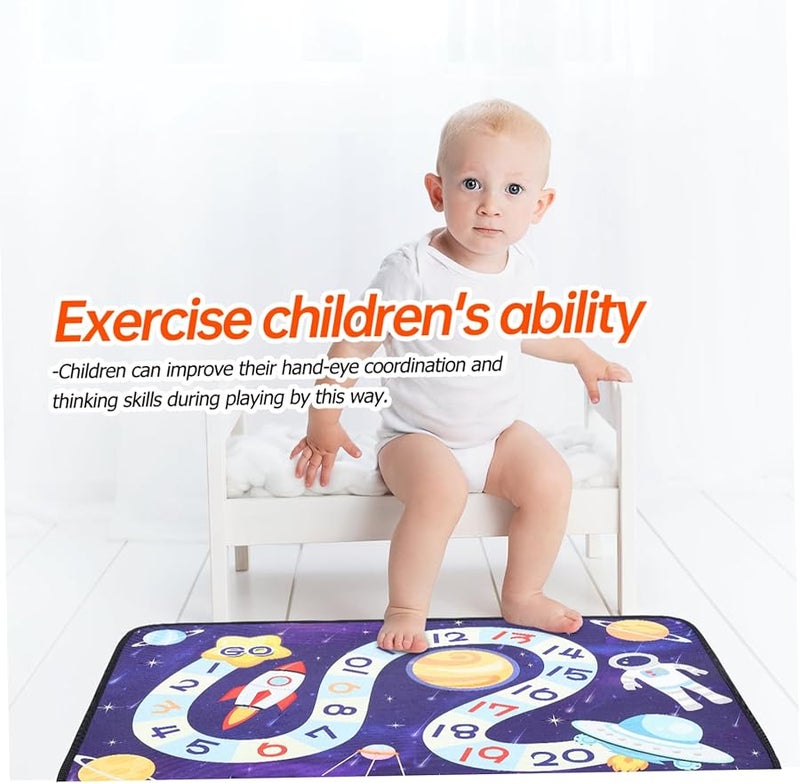 سجادة الزحف السميكة للرسوم المتحركة لتطوير دماغ الأطفال والتعليم المبكر - Image 4