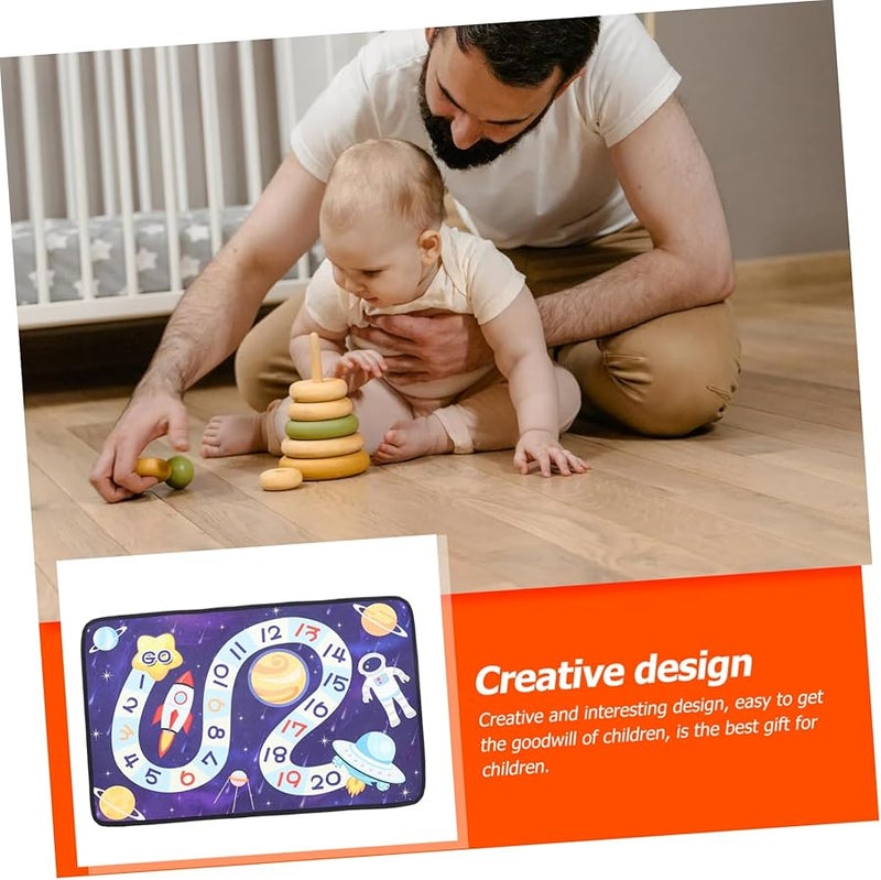 سجادة الزحف السميكة للرسوم المتحركة لتطوير دماغ الأطفال والتعليم المبكر - Image 5