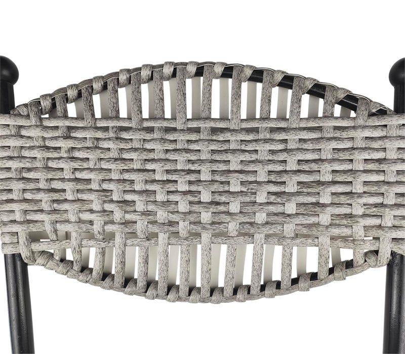 Feyart 8.5mm 55m Light Grey PE Rattan Strip for Outdoor Rattan Furniture Repair, Plastic Wicker for Patio Furniture Restore - Image 4