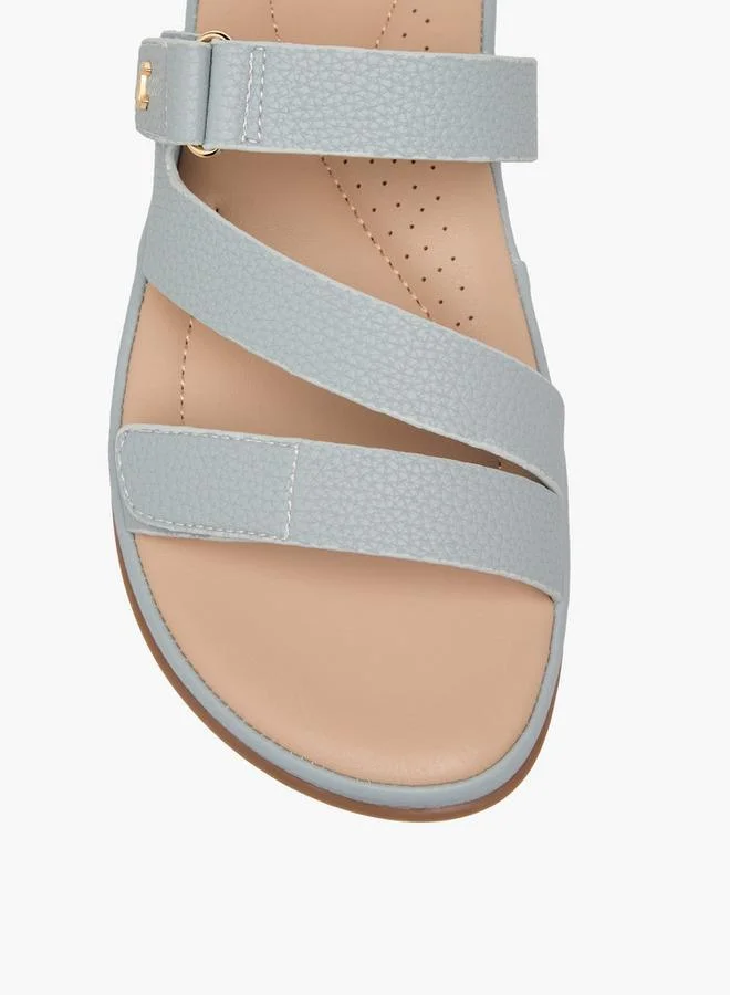 Le Confort BLUE Women Textured Comfort Sandals for Women | Best Price UAE