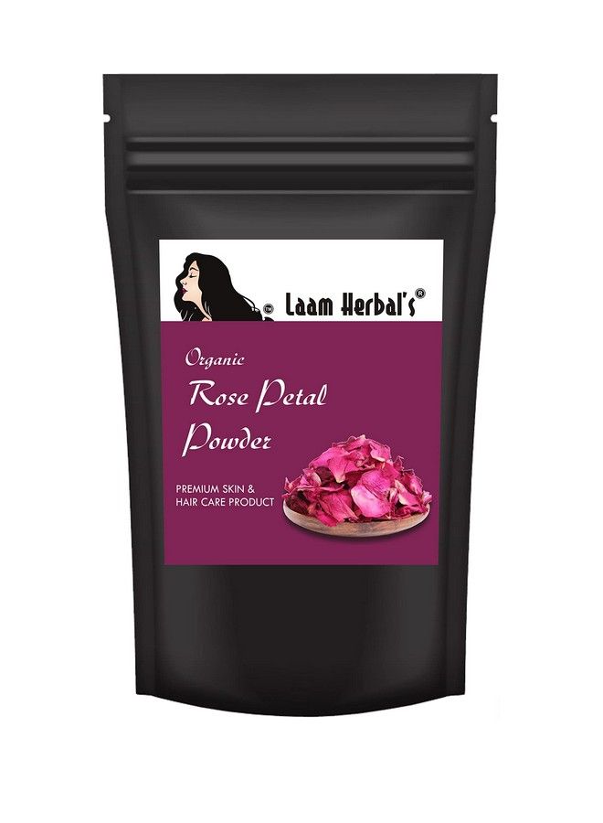 Laam Rose Petal Powder ; Shade Dried ; Hair & Skin Care ; Easy To Apply & Remove 250 G - Image 1
