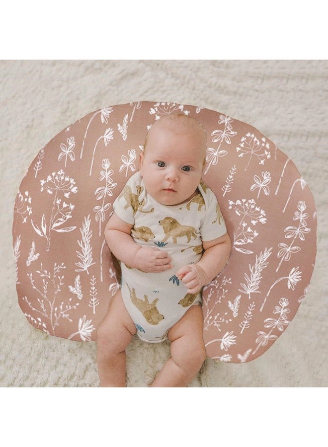 Little Jump Little Jump Western Wild Flowers Nursing Pillow Cover Slipcover for Breastfeeding Pillows, Soft and Comfortable Safely Fits On Standard Infant Nursing Pillows (2 Pack Vintage Floral)  - Image 4