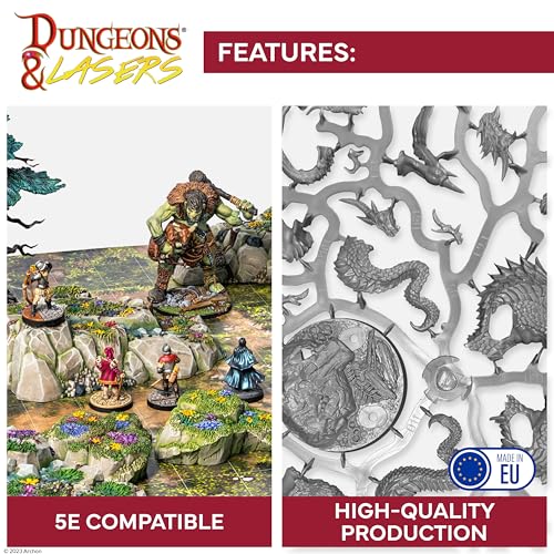 Dungeons & Lasers Dungeons Lasers Trees Pack DND Accessories Set for Tabletop RPG Game Terrain Includes 10 Trees 5E Compatible with 28mm 32mm DD Miniatures Unpainted from Archon Studio - Image 5