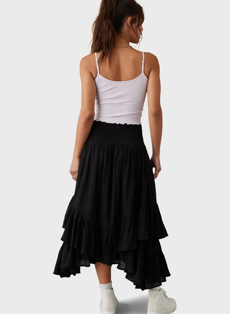 امريكان ايجل High Low Midi Skirt