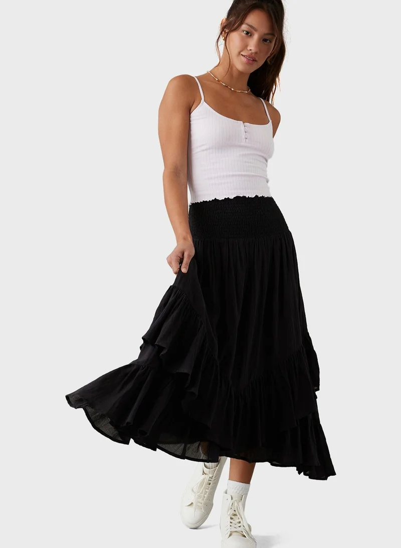 امريكان ايجل High Low Midi Skirt
