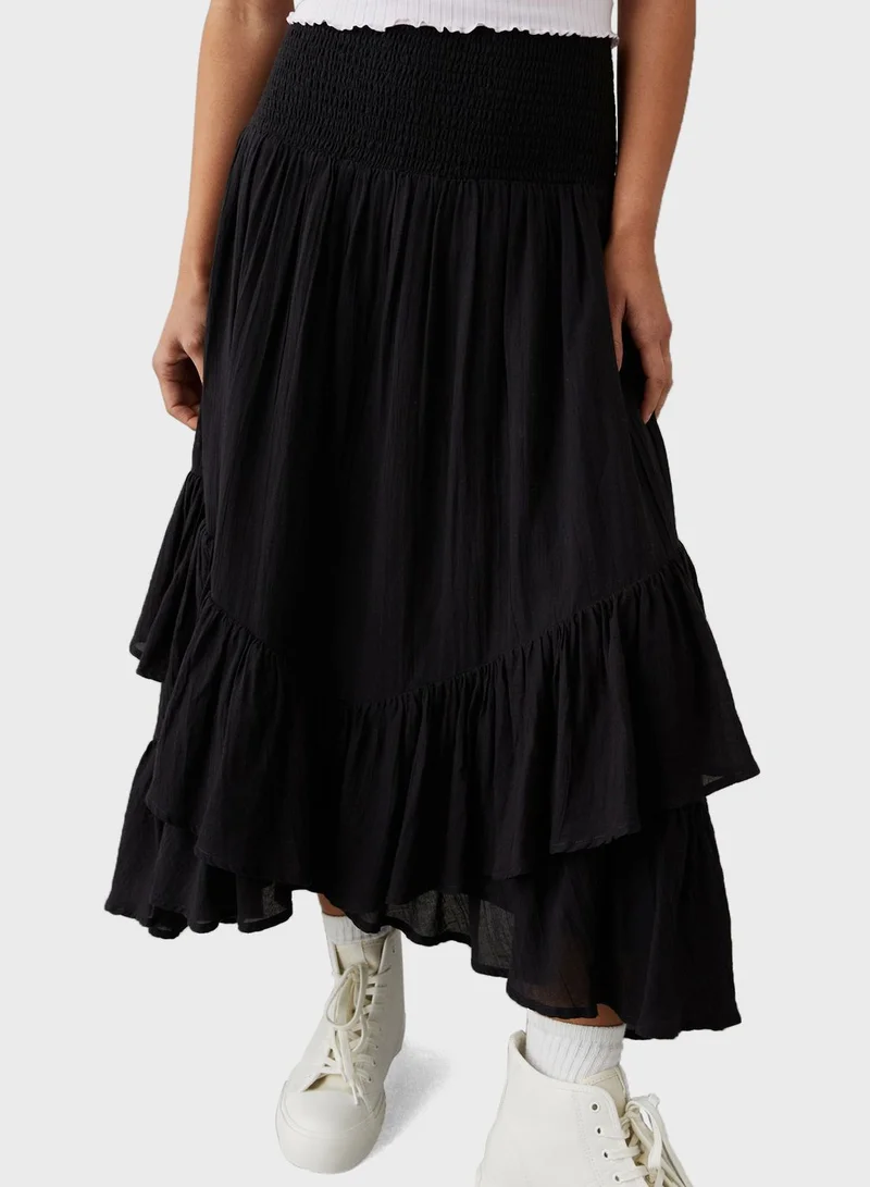 امريكان ايجل High Low Midi Skirt