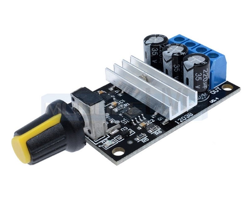 Robodo منظم سرعة المحرك SEN51 PWM DC 6V 12V 24V 28V 3A للتحكم في المحركات DC - Image 1