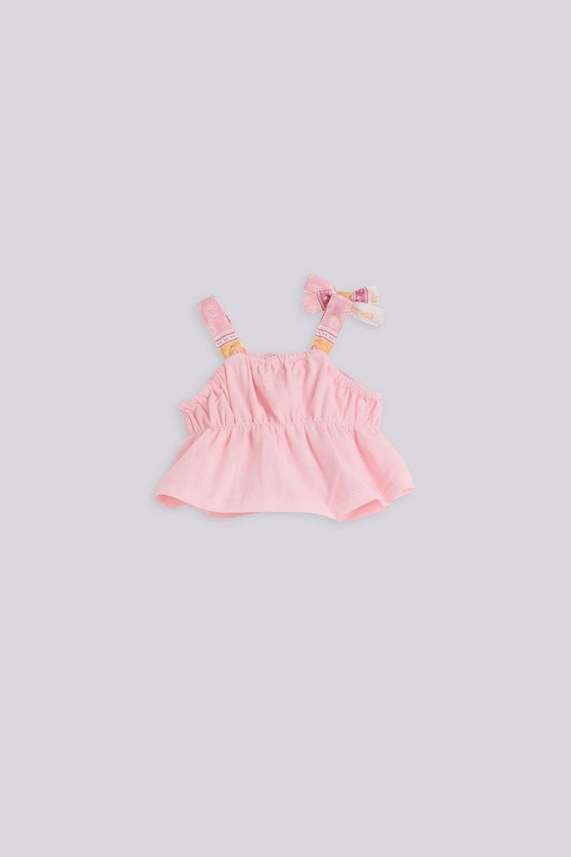 Layette Bg Store Baby Girl Pink Blouse - Image 2