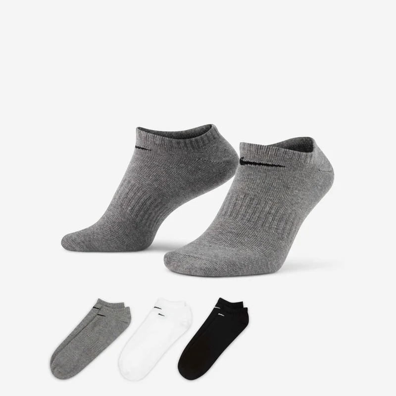 Nike Everyday No-Show Training Socks (3 Pack)