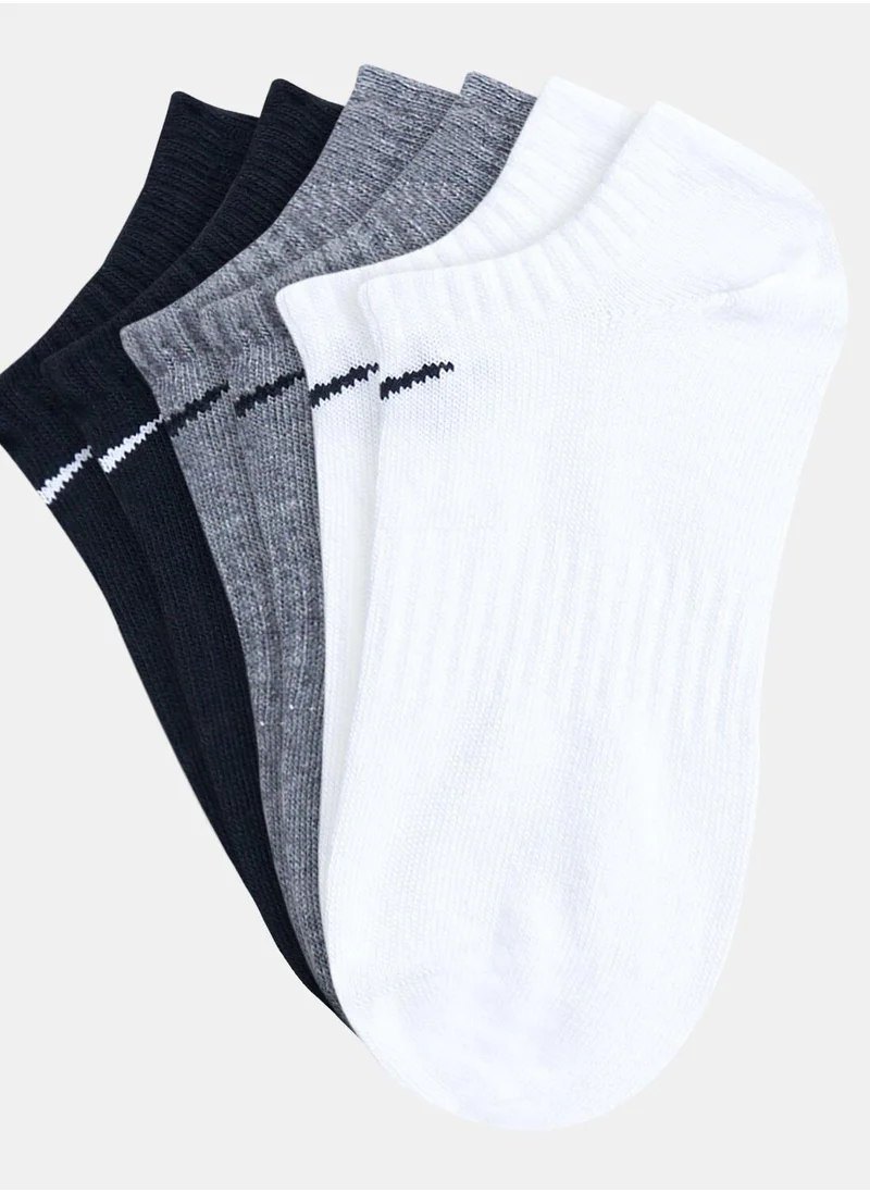 Nike Everyday No-Show Training Socks (3 Pack)