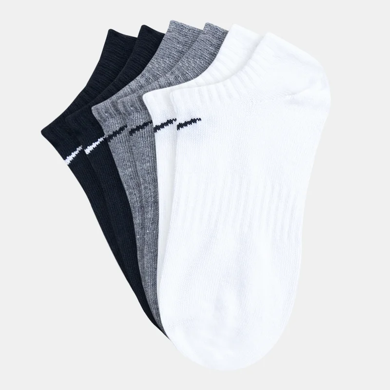 Nike Grey Everyday No-Show Training Socks (3 Pack)  | Best Price UAE