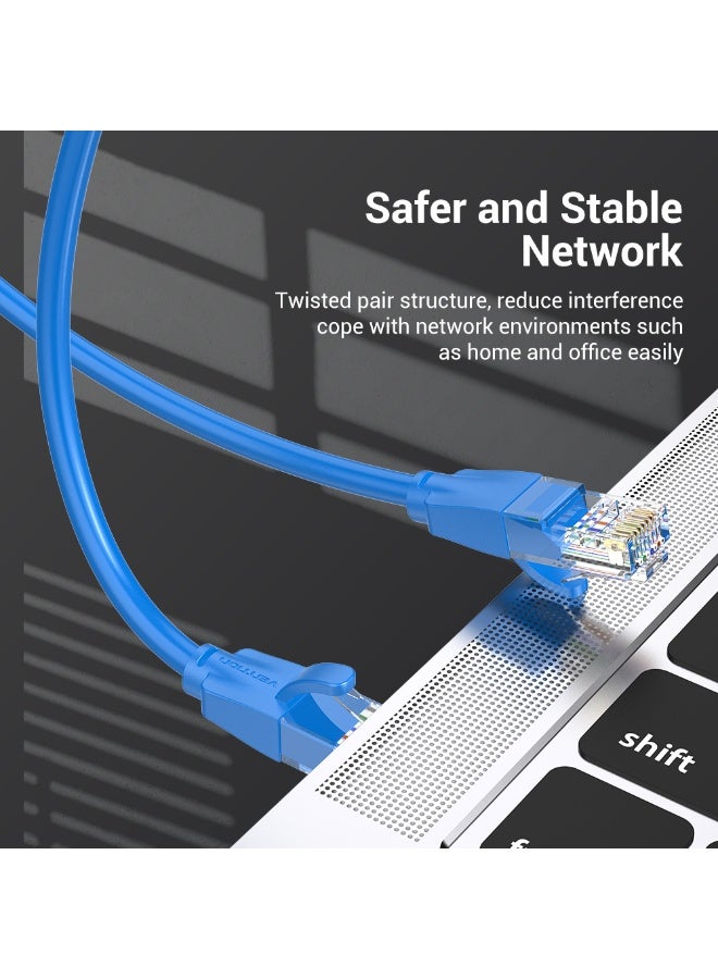 VENTION Cat.6 UTP Patch Cable 0.5M Blue Model # IBELD - Image 4