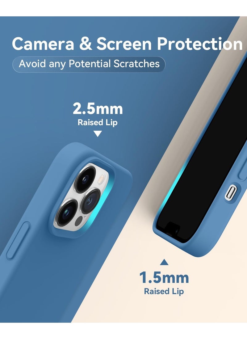 BORTONY iPhone 13 Pro Max Case Liquid Silicone Anti Scratch Anti Fingerprint Soft Silky Touch Shockproof Protective Cover for Apple iPhone 13 Pro Max  - Image 5