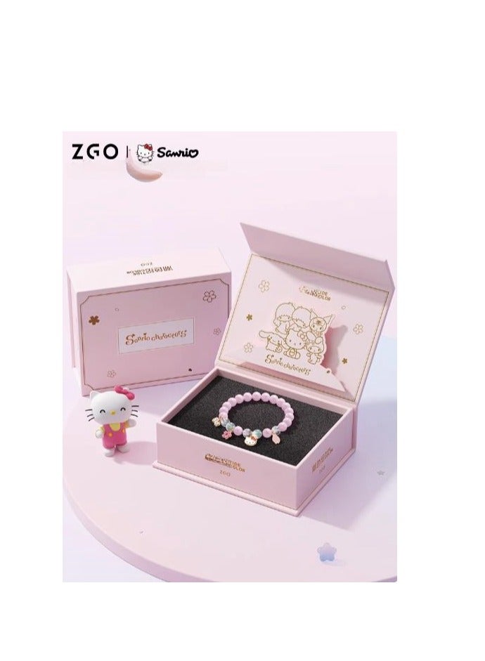 ZGO Crystal Bracelet Girl Summer Fresh Bracelet Birthday Gift - Image 2