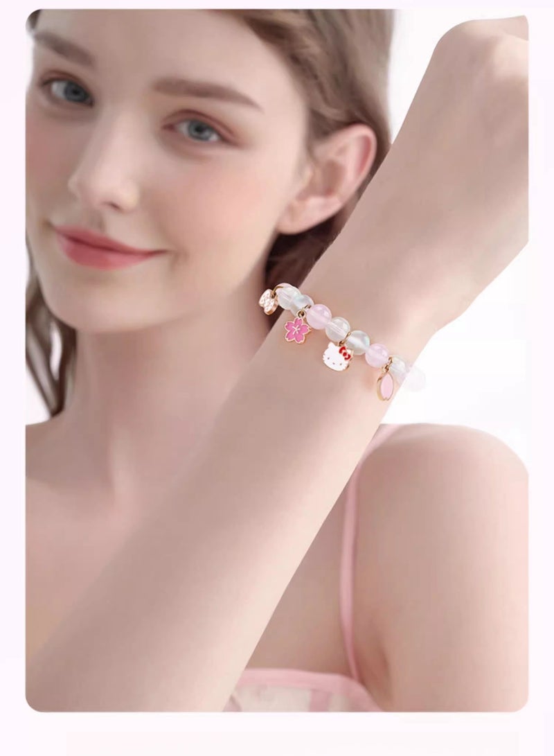 ZGO Crystal Bracelet Girl Summer Fresh Bracelet Birthday Gift - Image 5