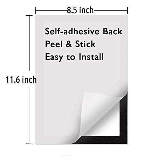ZHIDIAN Document Sign Holder Pockets with Adhesive Back, Plastic Poster Picture Notice Display Frame for Window/Door/Wall/Cabinet, 11.7" x 8.3" Inches, Silver, 2 Pack - Image 4