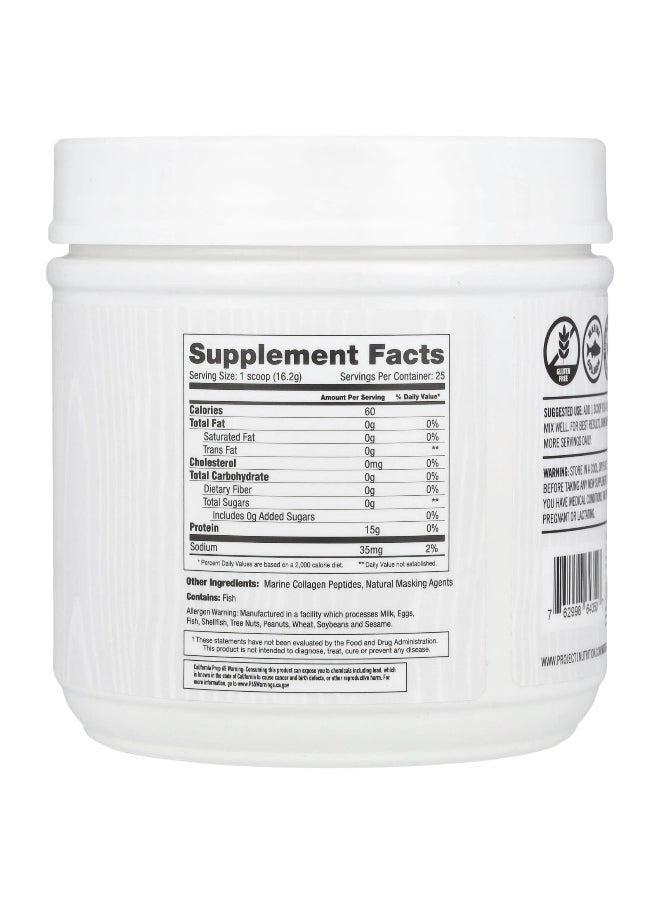 Martha Stewart Wellness - Martha Stewart Wellness, Marine Wellness Collagen, Unflavored, 14.19 oz (405 g) - Image 1