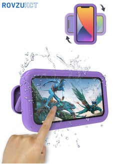 General Shower Phone Holder Waterproof Anti Fog- 480° Rotatable Retractable Adjustable iPhone Case Holder, Bathroom Wall Phone Mount Stand, for 4-7" Cellphones  - Image 1