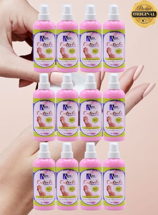 Spa System 12 Pieces Cuticle Remover Quick Easy Safe 250ML - Image 1