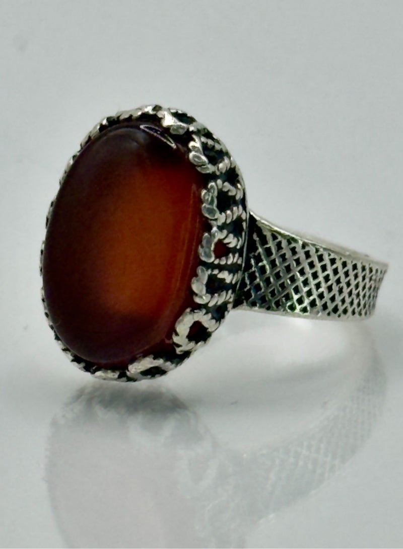 بهنس خاتم اولاد فضة عيار 925 اصلي خواتم فضة عقيق كبدي يماني عقيق احمر ملكي فخم هدايا ولادية احجار كريمة هديه للاولاد ، حجر عقيق يماني ، عقيق ولادي ، حجر كريم هدايا للاولاد ، هدايا للشباب ، هديه للاولاد ، هدية للزوج ، هدية للاب ، جديد - Image 1