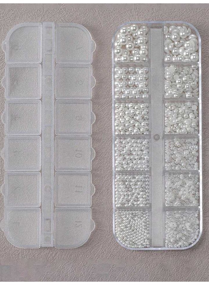 Generic Pearl caviar beads for nail art decoration and a three-dimensional aesthetic.  - Image 2