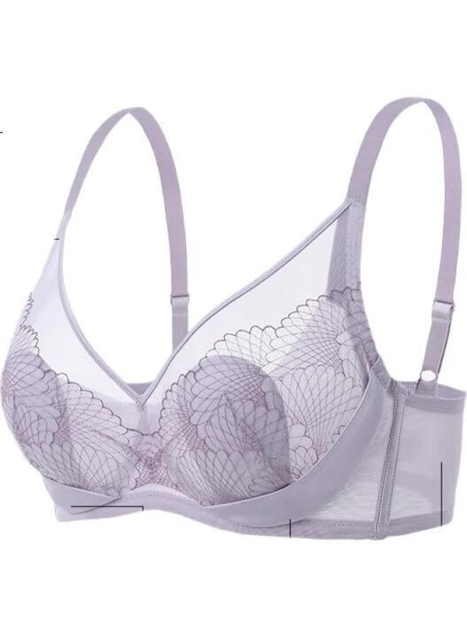 AIMER حمالة صدر نسائية من إيمر "بتلة" بحجم كبير تبدو صغيرة، حمالة صدر ناعمة مع سلك رفيع، Am13A551-80D - Image 3