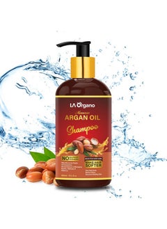 LA Organo Moroccan Argan Hair Shampoo - Sulfate Free Dandruff Shampoo For Men & Women (Pack Of 1) 300Ml  - Image 1