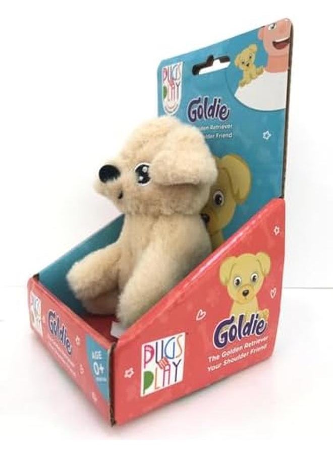 PUGS AT PLAY Shoulder Buddy Goldie 4 Inch  - Image 3