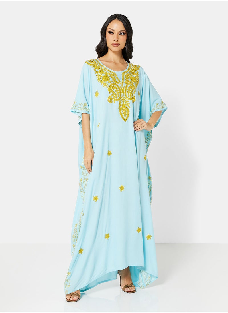 ARABIAN CLOSET EMBROIDERED KAFTAN  - Image 5