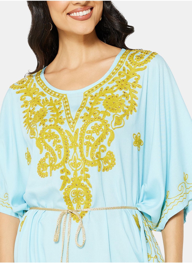 ARABIAN CLOSET EMBROIDERED KAFTAN  - Image 4