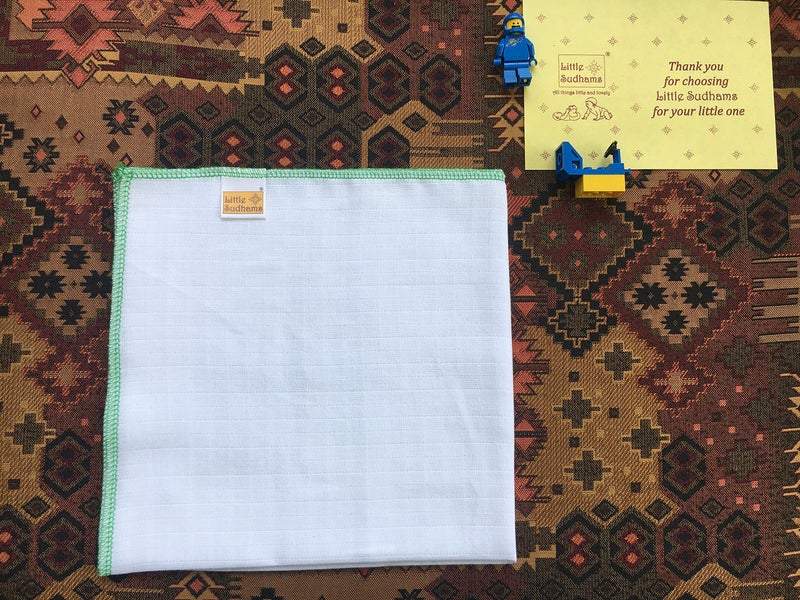 Little Sudhams Double Muslin Baby Square Cloth Nappy 75cmx75cm 5 Pieces (Assorted, 12-18 Months) - Image 5