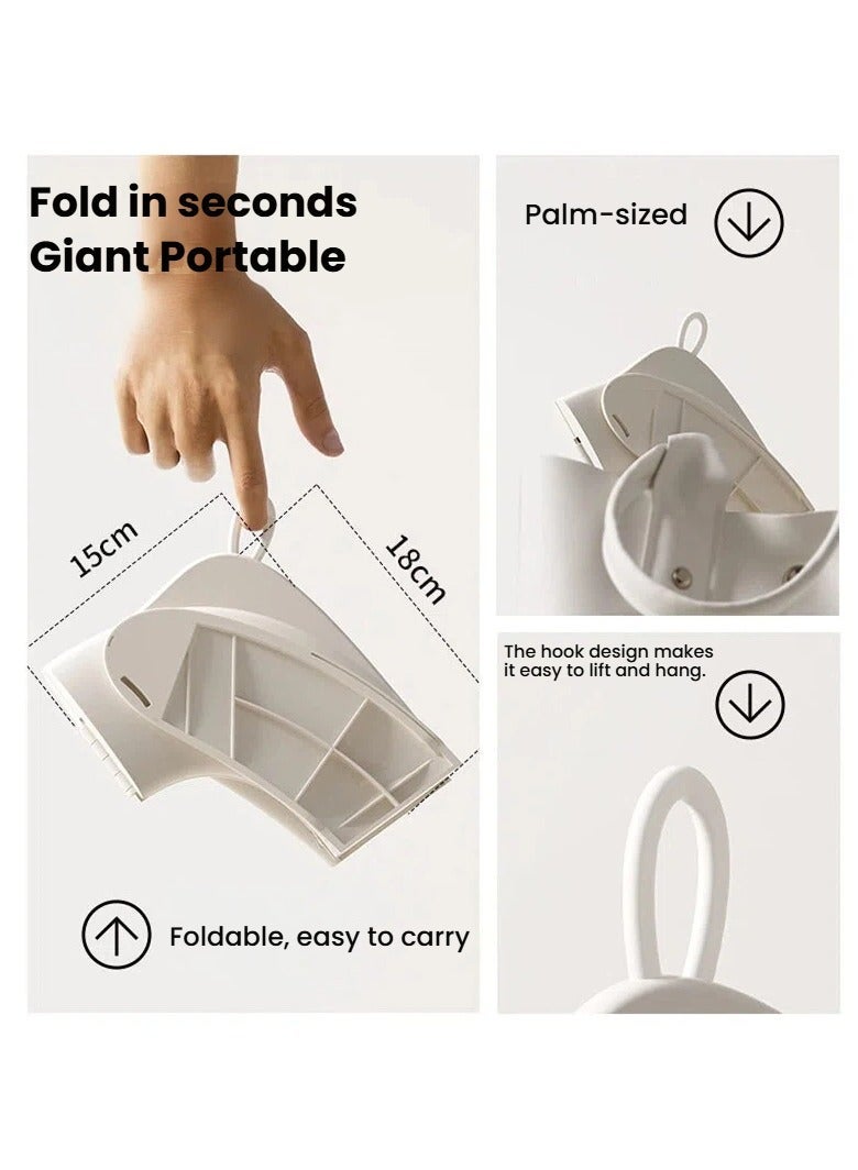 Children's toilet seat ring foldable cushion ring portable integrated toilet seat for travel warm soft cushion - Image 2