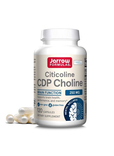 Citicoline CDP Choline 250 MG, CDP Choline Supplement Supports Brain Health, Performance and Memory, 120 Capsules, Up to a 120 Day Supply
