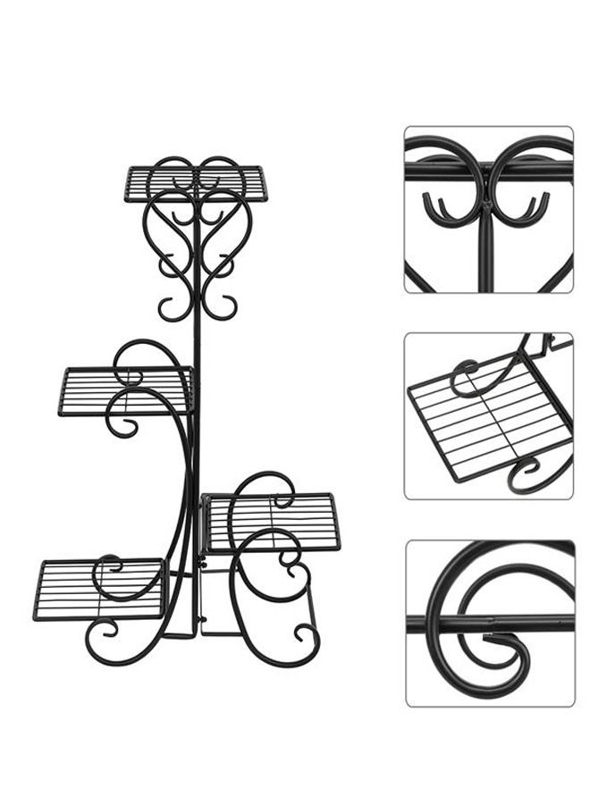 AL THEQA 4 TIER Indoor Metal Plant Shelf Stand