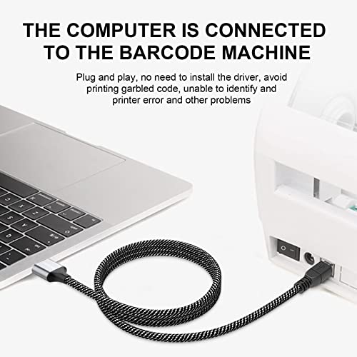 MOSWAG USB Printer Cable 6.6FT/2Meter USB Printer Cord Durable USB 2.0 Type A Male to B Male Scanner Cord High Speed for HP,Canon,Dell,Epson,Lexmark,Xerox,Brother,Samsung and More - Image 5
