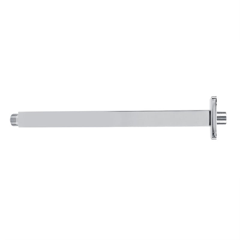 Square Stainless Steel Top Shower Arm Pipe Wall Mount for Bathroom Ceiling Shower Head(30 cm) - Image 5
