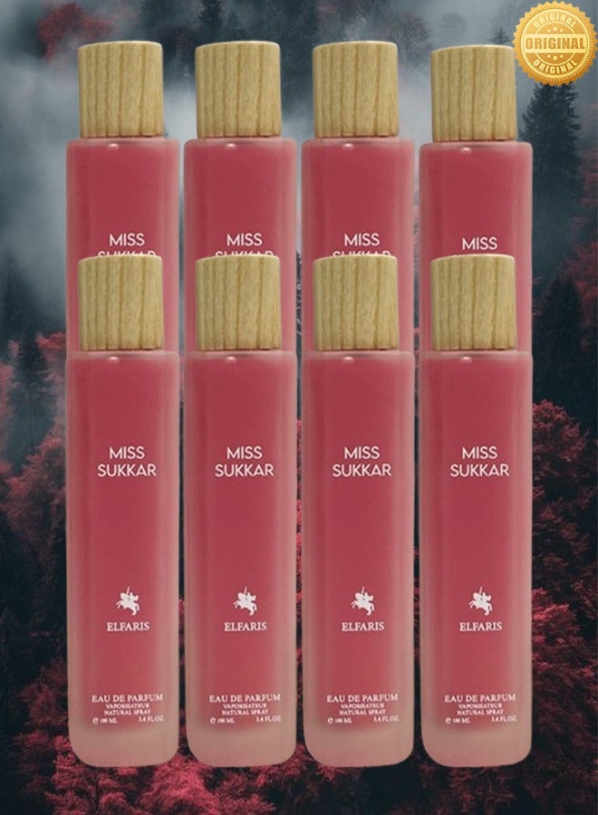 FARIS 8 Pieces Miss Sukkar Perfume 100ml EDP - Image 1