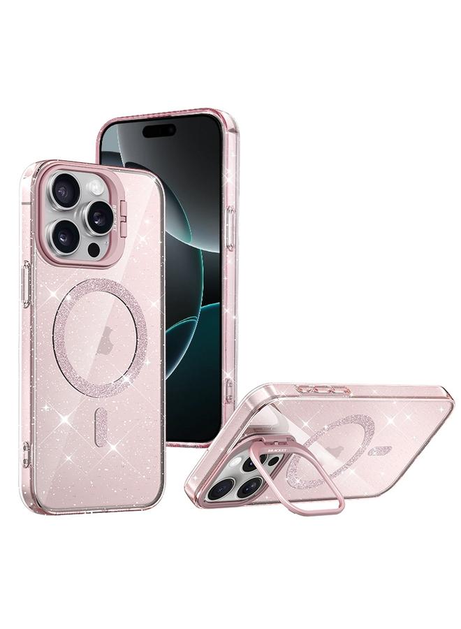 اس-توب جراب لهاتف iPhone 16 Pro Max مع حامل عدسة MagSafe لامع - Image 1