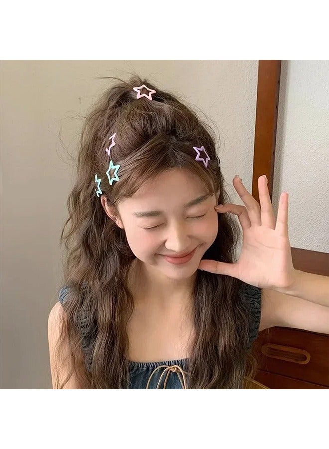 27-Piece Colorful Star Hair Clips for Girls, kids, Cute Hair Accessories, Candy Color Hair Pins - Image 4