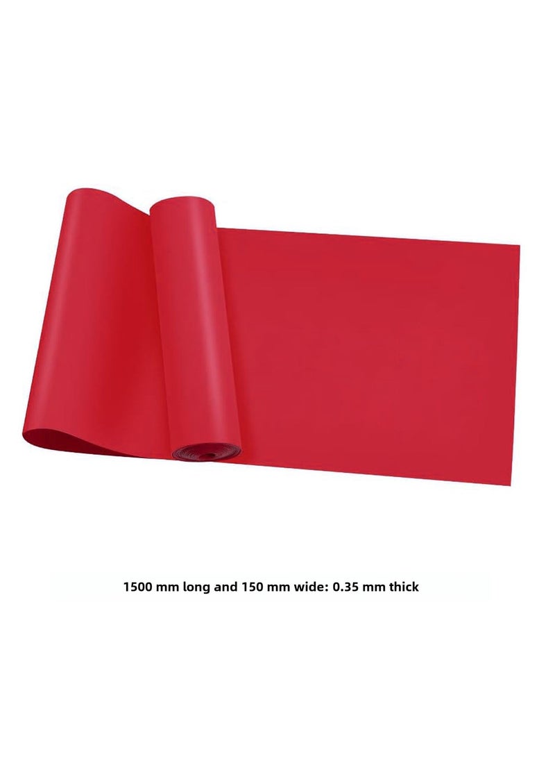 Generic Yoga Resistance Bands for Stretching and Fitness Training Red [1500*150*0.35mm]] 