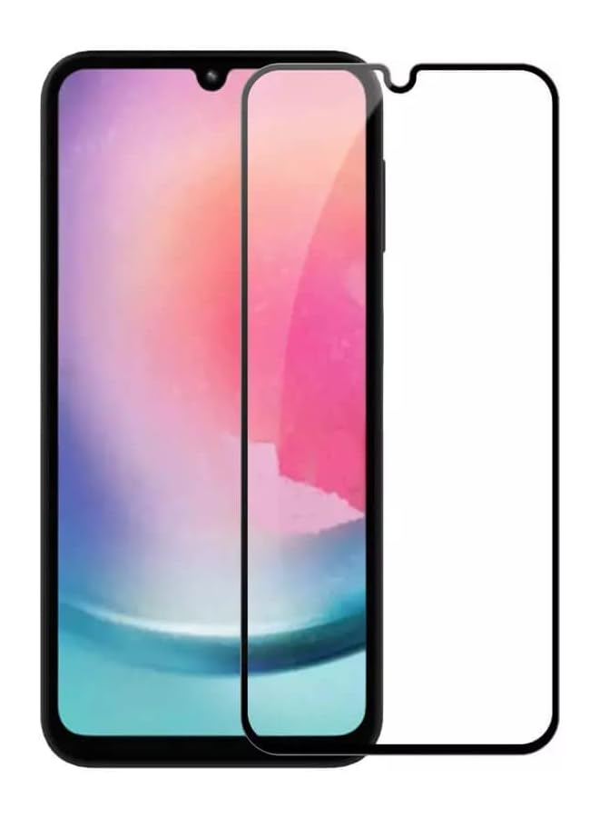 PROMASS Samsung Galaxy A24 Screen Protector Tempered Glass Guard Full Glue Edge-to-Edge Protector for Samsung Galaxy A24 by Emodil ® - Image 1