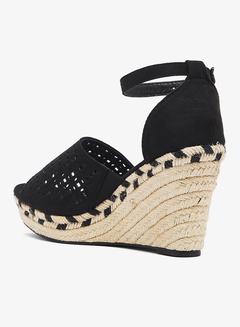 Savannah Collection High Wedged Sandal - Image 3