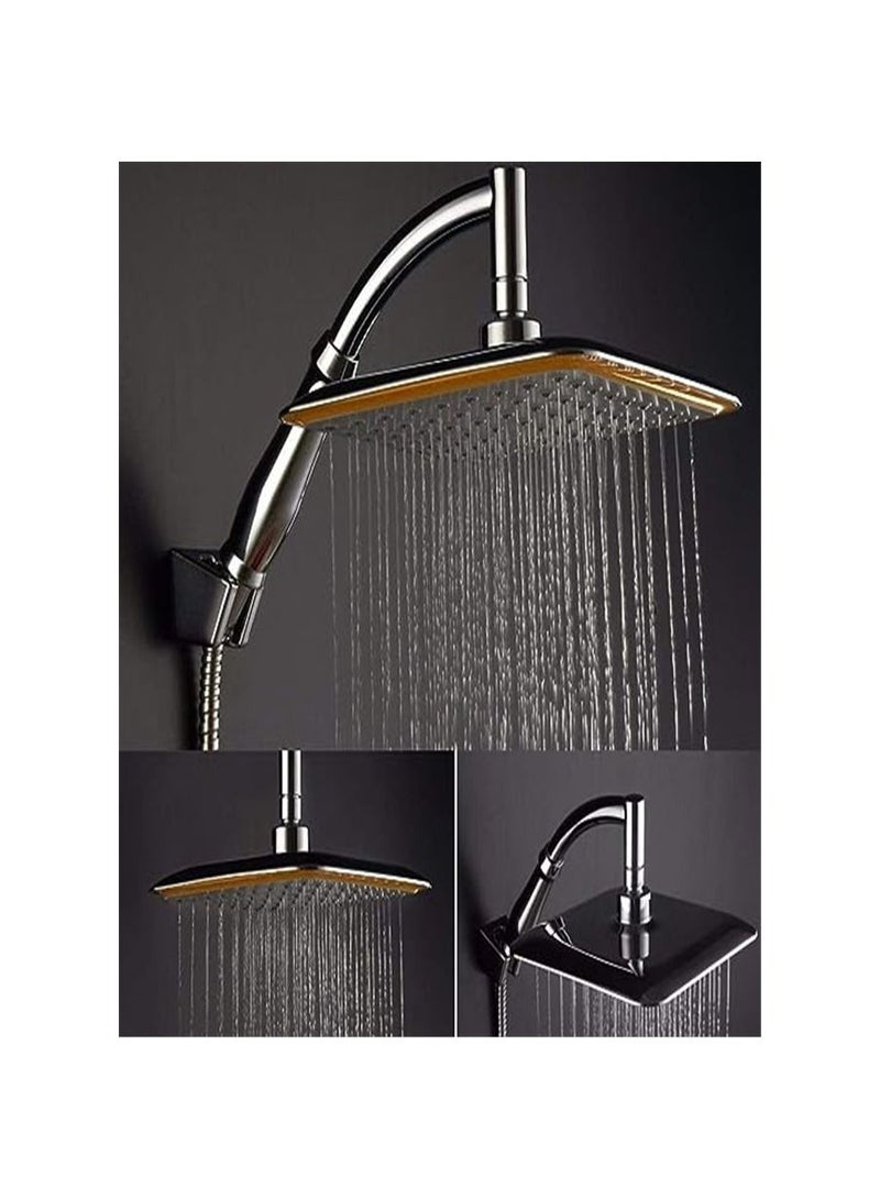 Home Clearance Sale Home Clearance Sale Chrome Square Top Rainfall Shower Set  - Image 5