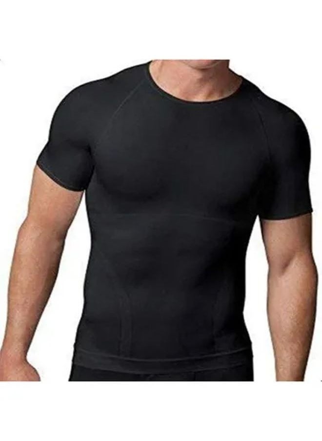 Generic - Men's Slimming Tank Top Body Shaper Compression Shirts For Men Slim Undershirts Abs Vest For Workout Abdomen - Image 1