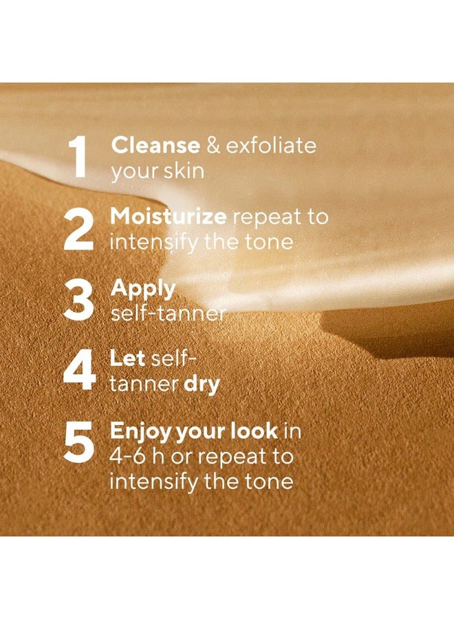MÁDARA Organic Skincare | Fake It Healthy Glow Self Tan Serum For Face - 30ml, Fake tan for a beautiful bronze, Self-tanner with raspberry seed oil, shea butter, hyaluronic acid and vitamin E, Vegan - Image 5