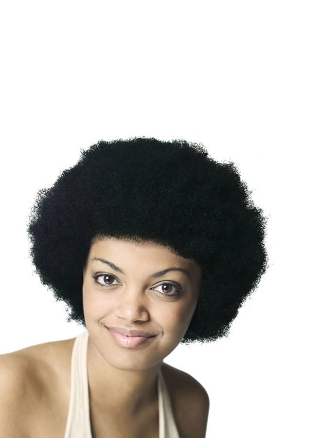 NIBEMINENT Afro Kinky Hair Wig Black